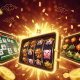 A vibrant collage of Chinese fortune-themed online slot games, featuring Caishen, Mahjong tiles, and golden ingots, representing a premium collection for Malaysian casino players.