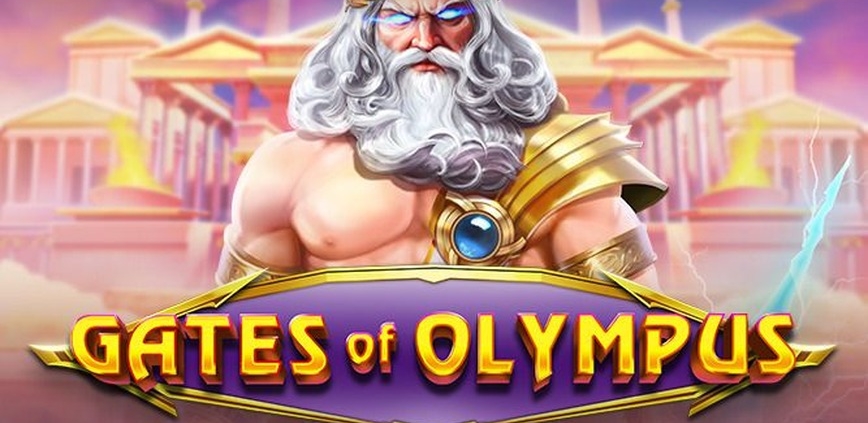 Gates of Olympus slot game by Pragmatic Play featured banner showing RTP 96% on Pirate777 Malaysia
